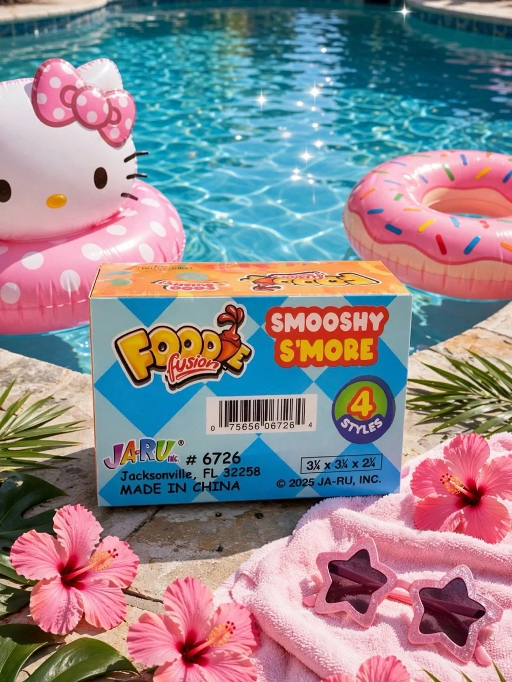 Smooshy S'more Plush Toy - White & Tan